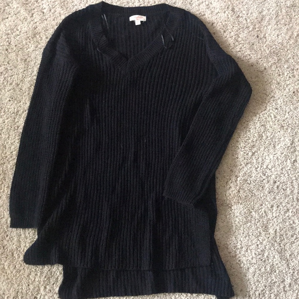 Long Black Sweater